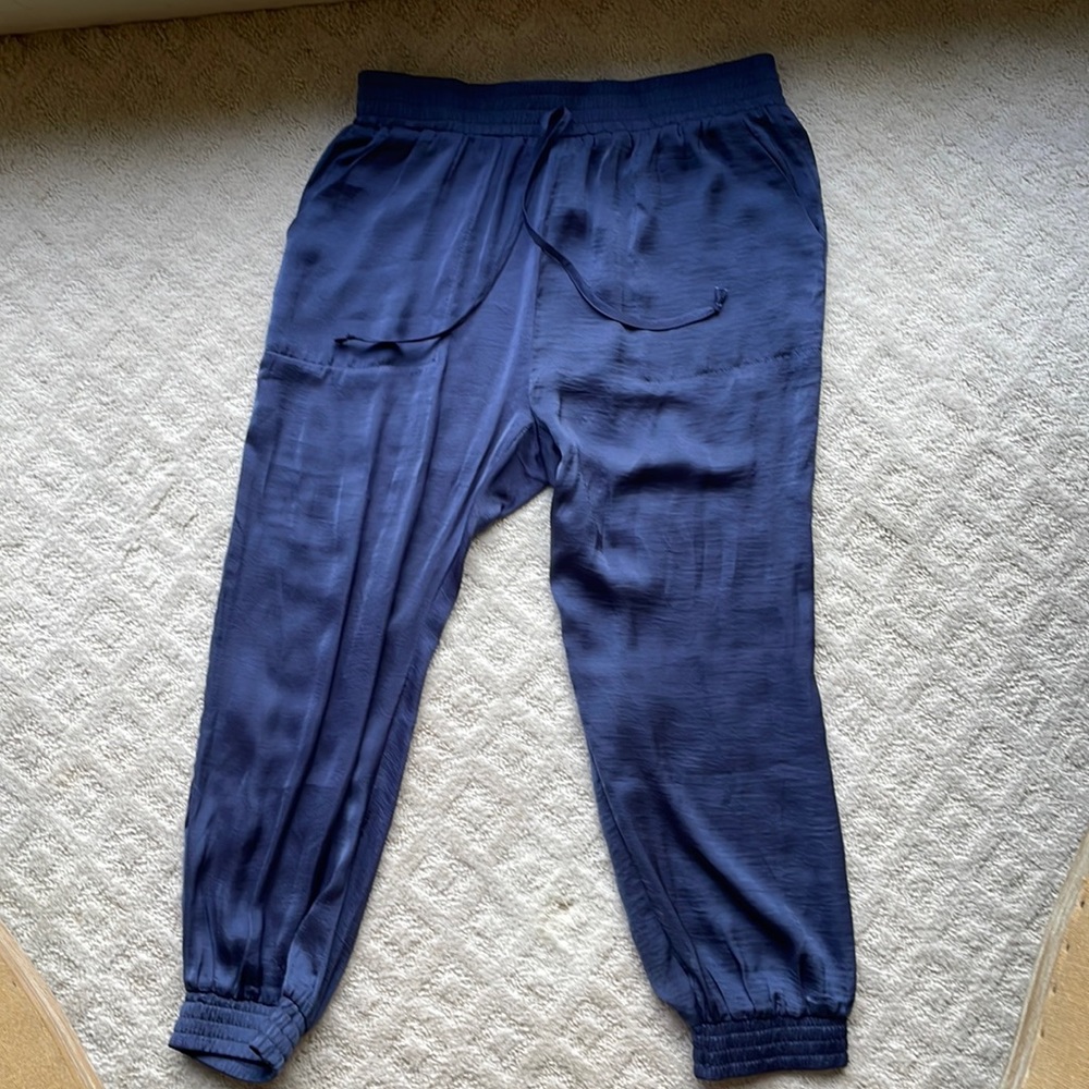 Satin joggers